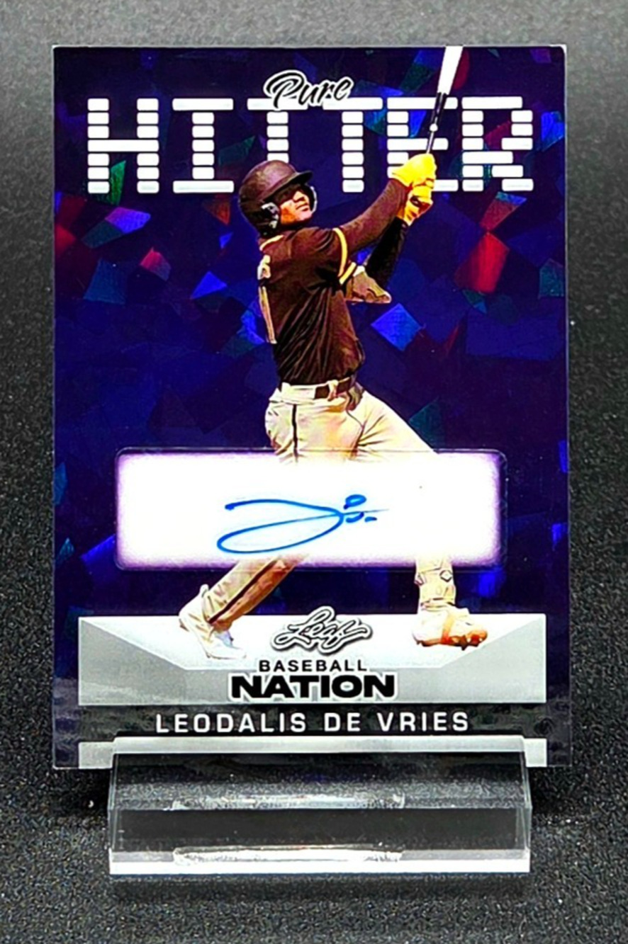 2025 Leo De Vries 3/8 Pure Hitter Auto Athletics Top Prospect